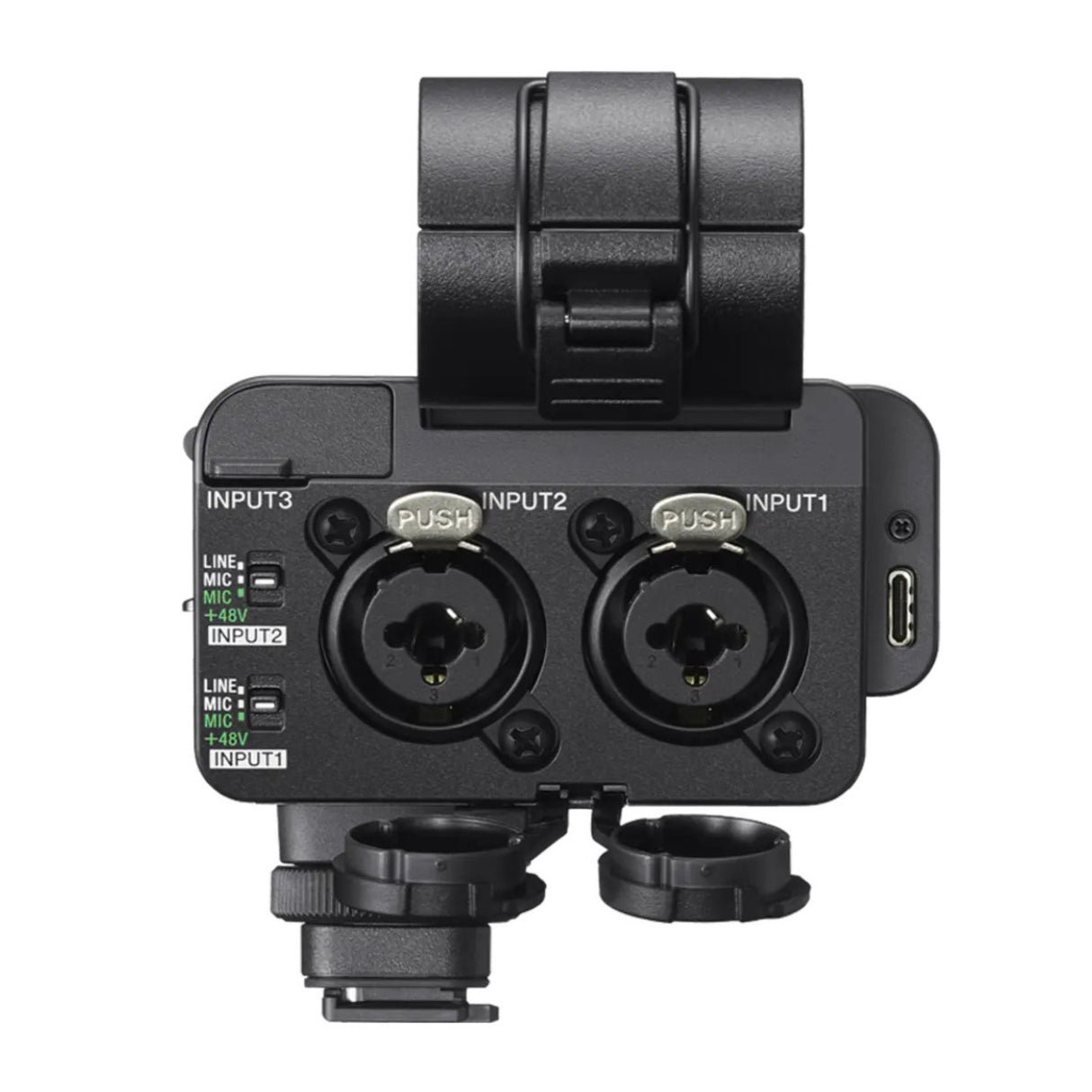 Sony XLRA4 Digital XLR Adaptor Kit with 32bit Float and 96 kHz Sampling for Sony Alpha Cameras