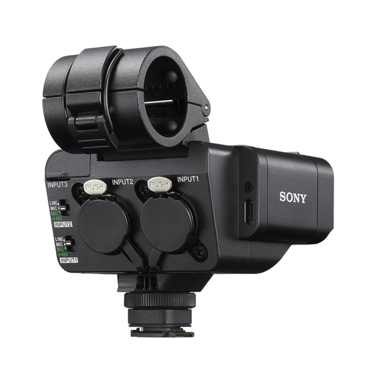 Sony XLRA4 Digital XLR Adaptor Kit with 32bit Float and 96 kHz Sampling for Sony Alpha Cameras