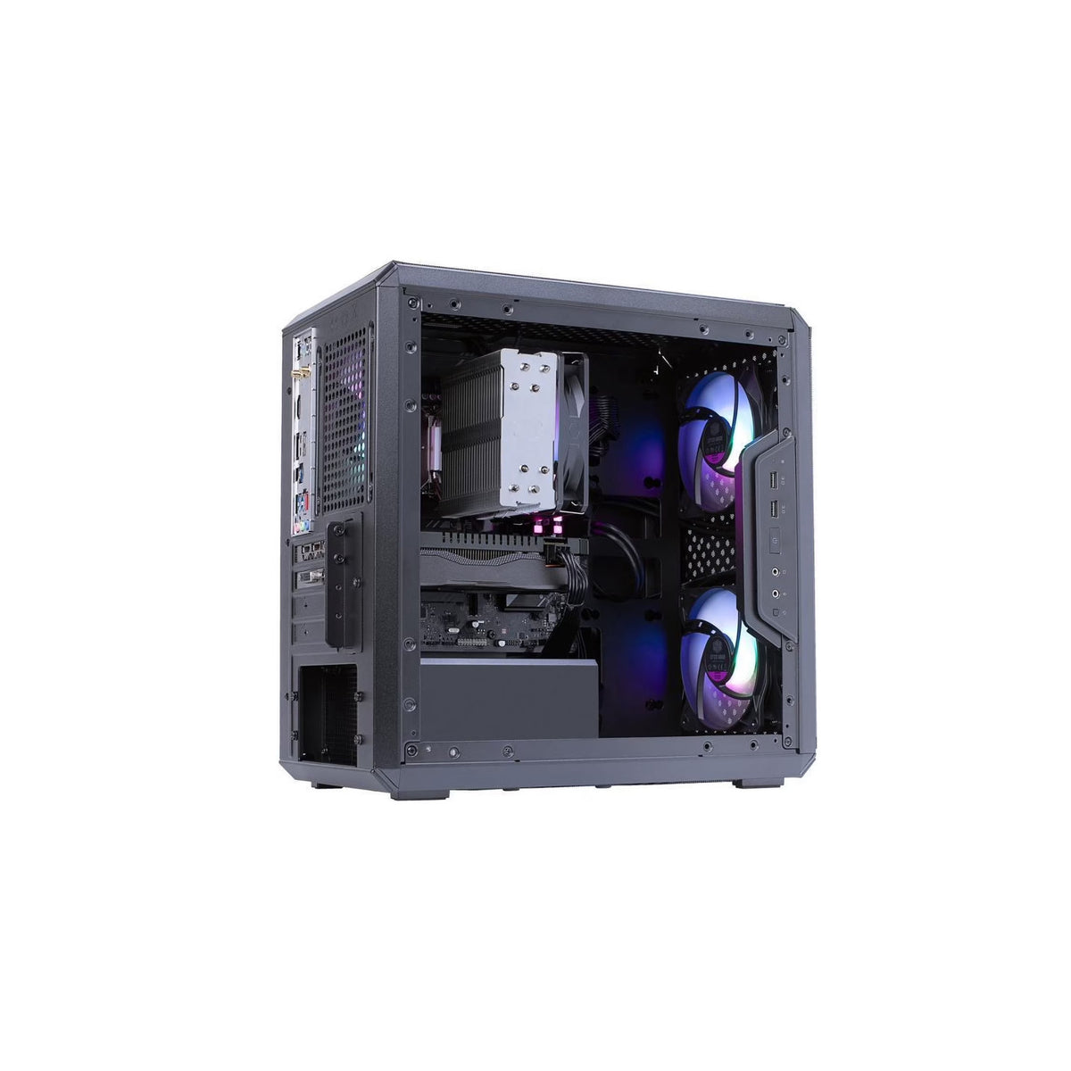 Cooler Master Gaming Desktop PC Ryzen 5 5500 16GB 512GB SSD RTX 3050 Win 11 Home