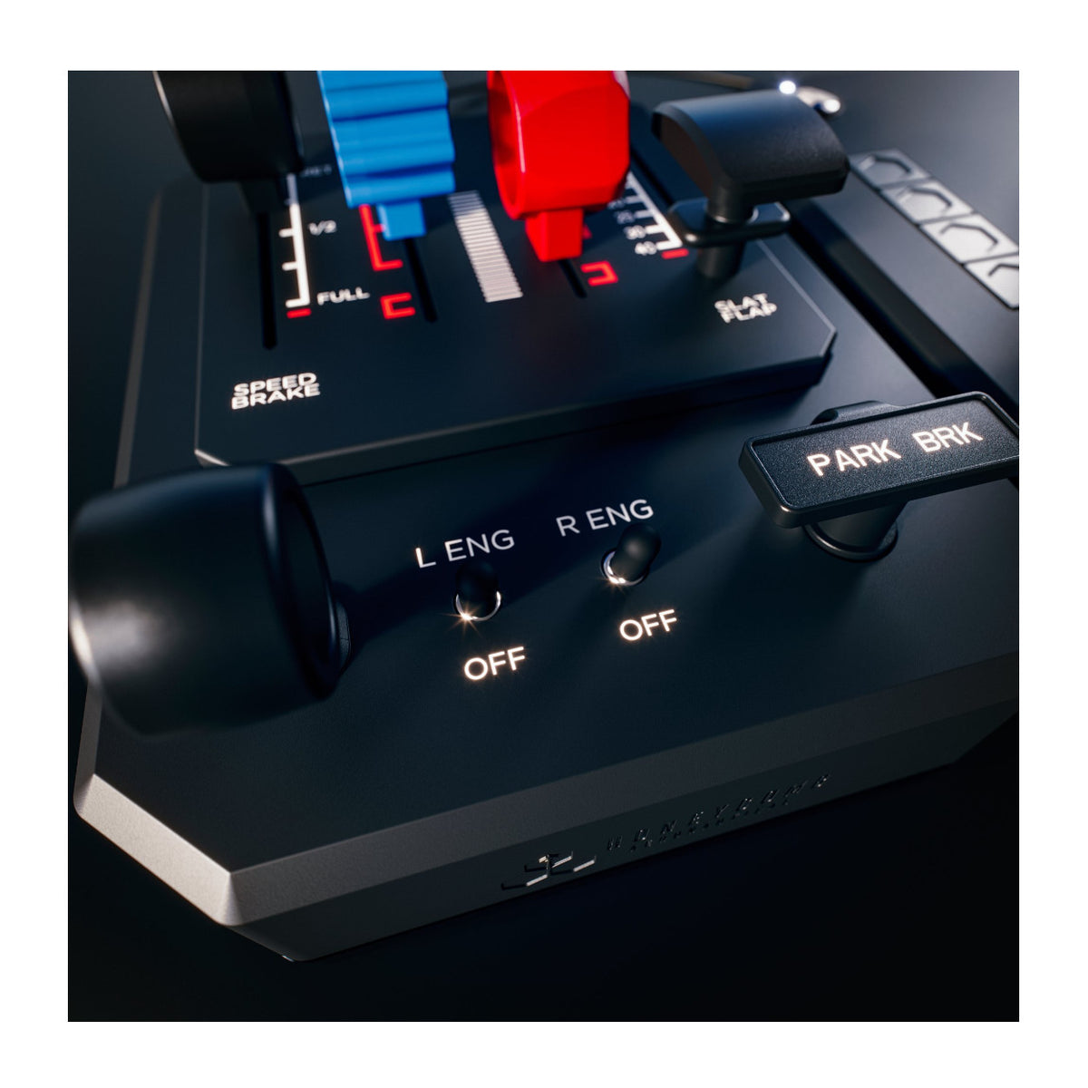 Honeycomb Aeronautical Foxtrot Throttle Box for Foxtrot Black Aviation Stick (Open Box)