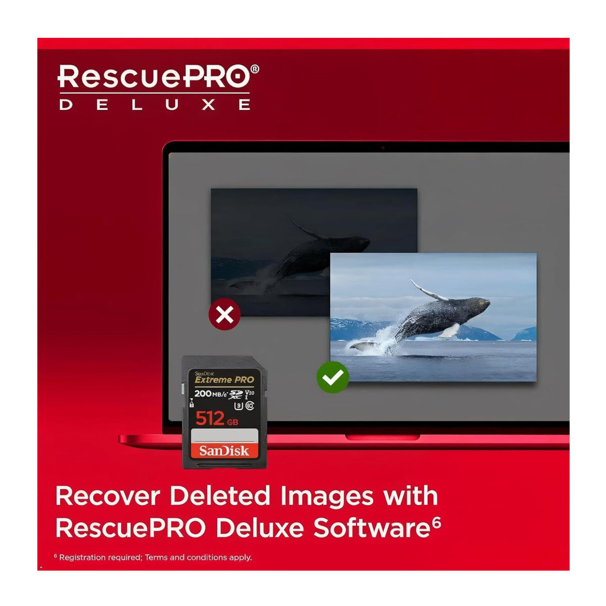 SanDisk 512GB Extreme PRO UHS-I U3 V30 SDXC Memory Card