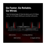 TP-Link Archer AX11000 Tri-Band Wi-Fi 6 Gaming Router (Black/Red) (Refurbished)
