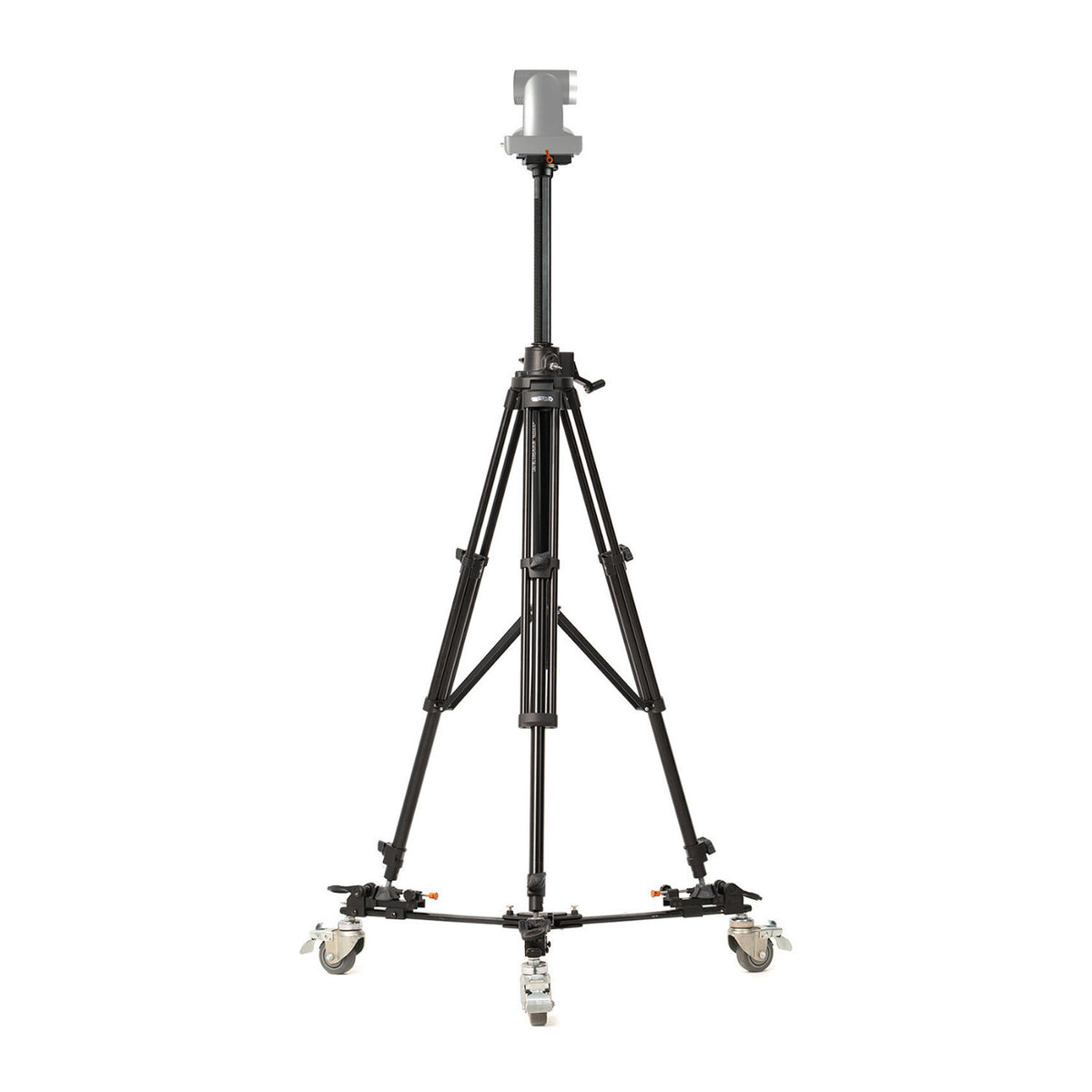 E-Image GA230-PTZ Aluminum Tripod with Rising Center Column Kit with Dolly