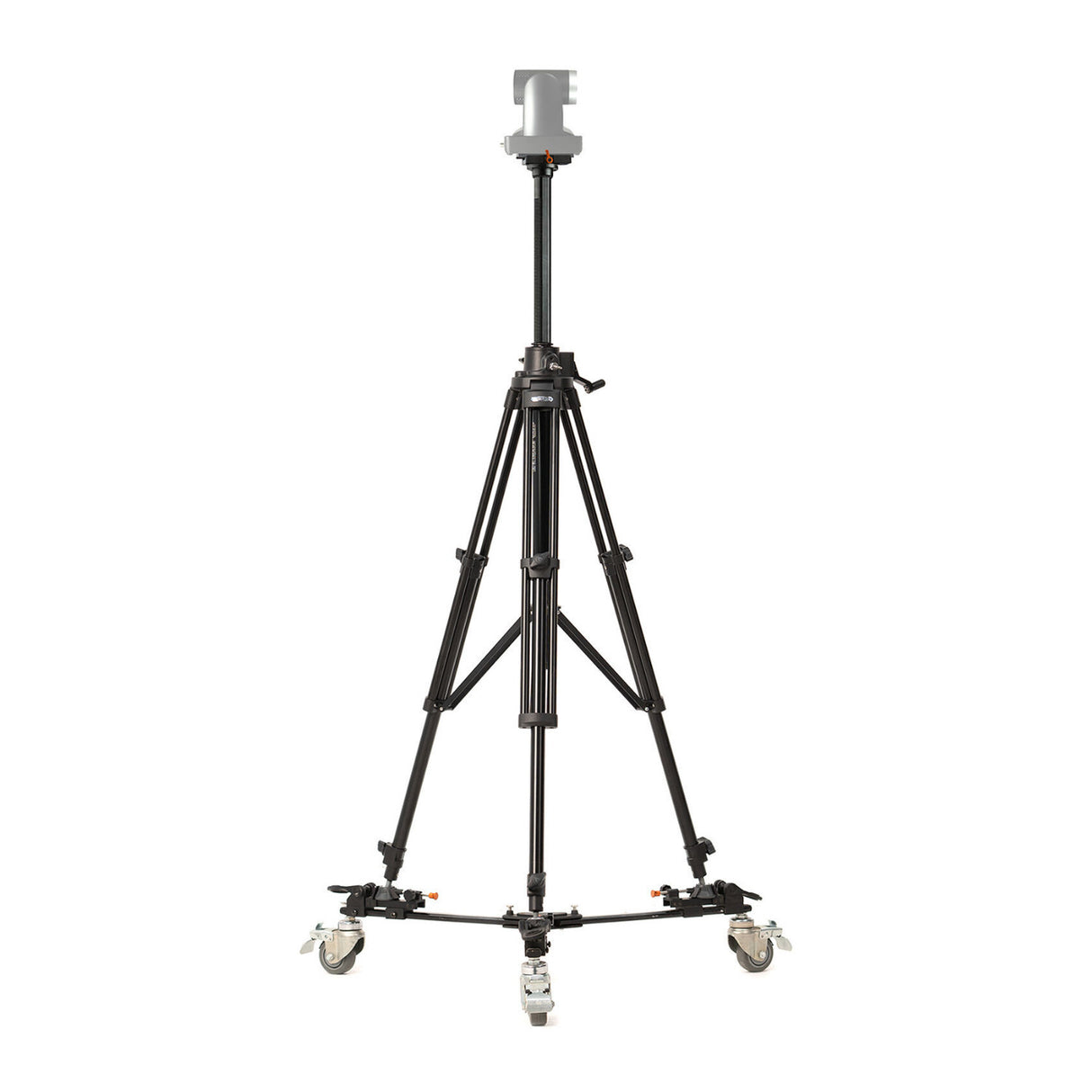 E-Image GA230-PTZ Aluminum Tripod with Rising Center Column Kit with Dolly