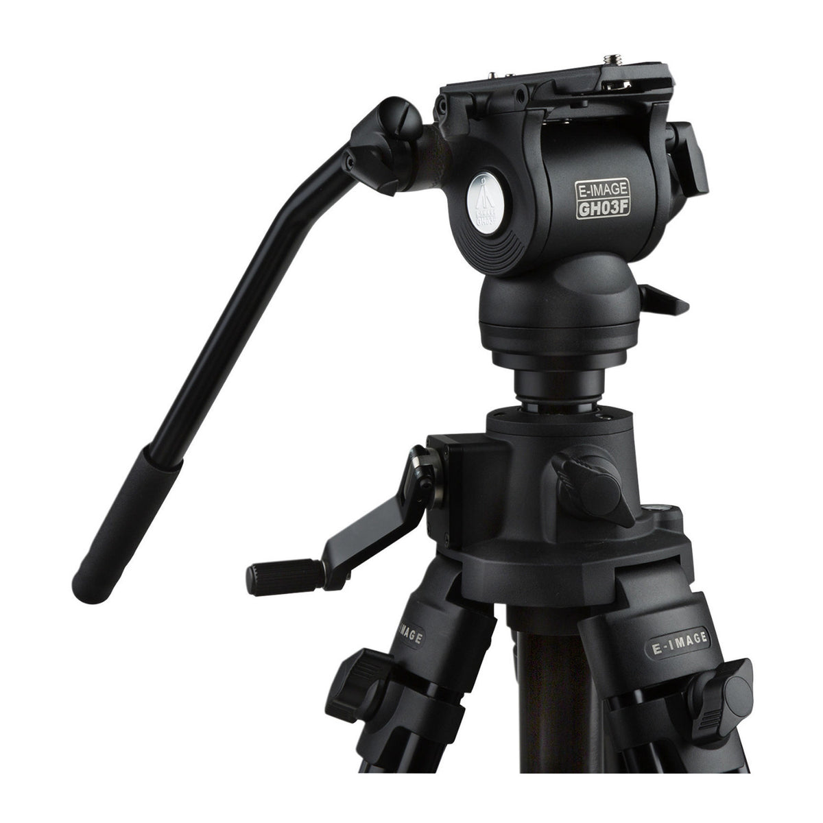 E-Image Studio Tripod Kit with Geared Center Column and Fluid Head Kit