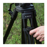 E-Image Studio Tripod Kit with Geared Center Column and Fluid Head Kit