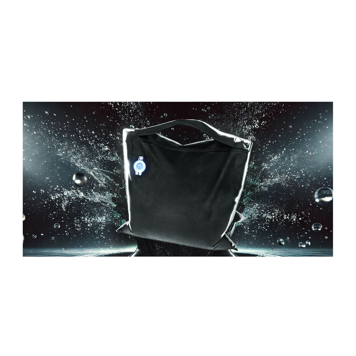 E-Image Empty Saddle Water Bag (22 lb, Black)