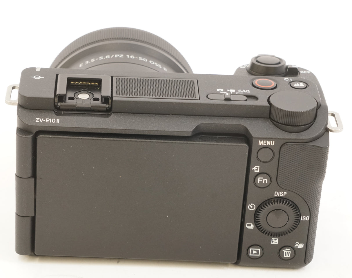 Sony Alpha ZV E10 II Content Creators Black Camera with Mirrorless Lens Bundle (Used)
