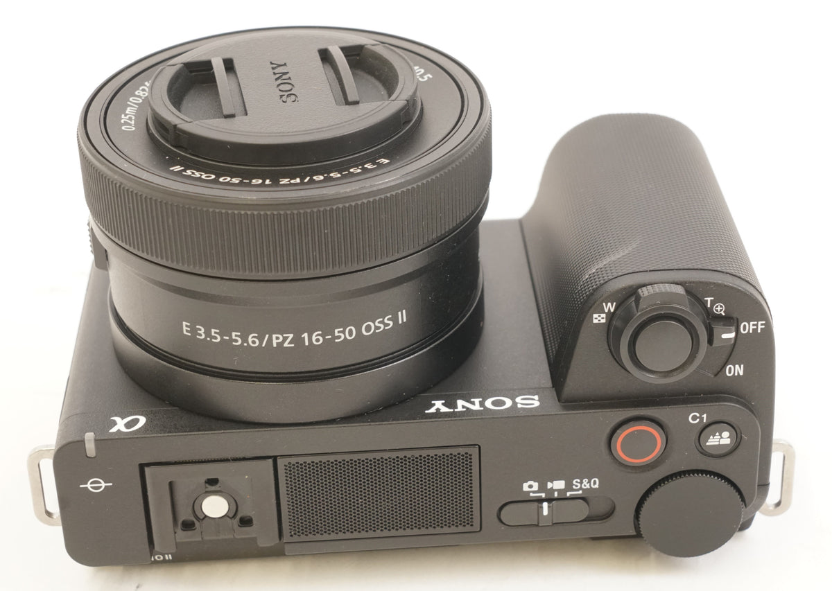 Sony Alpha ZV E10 II Content Creators Black Camera with Mirrorless Lens Bundle (Used)