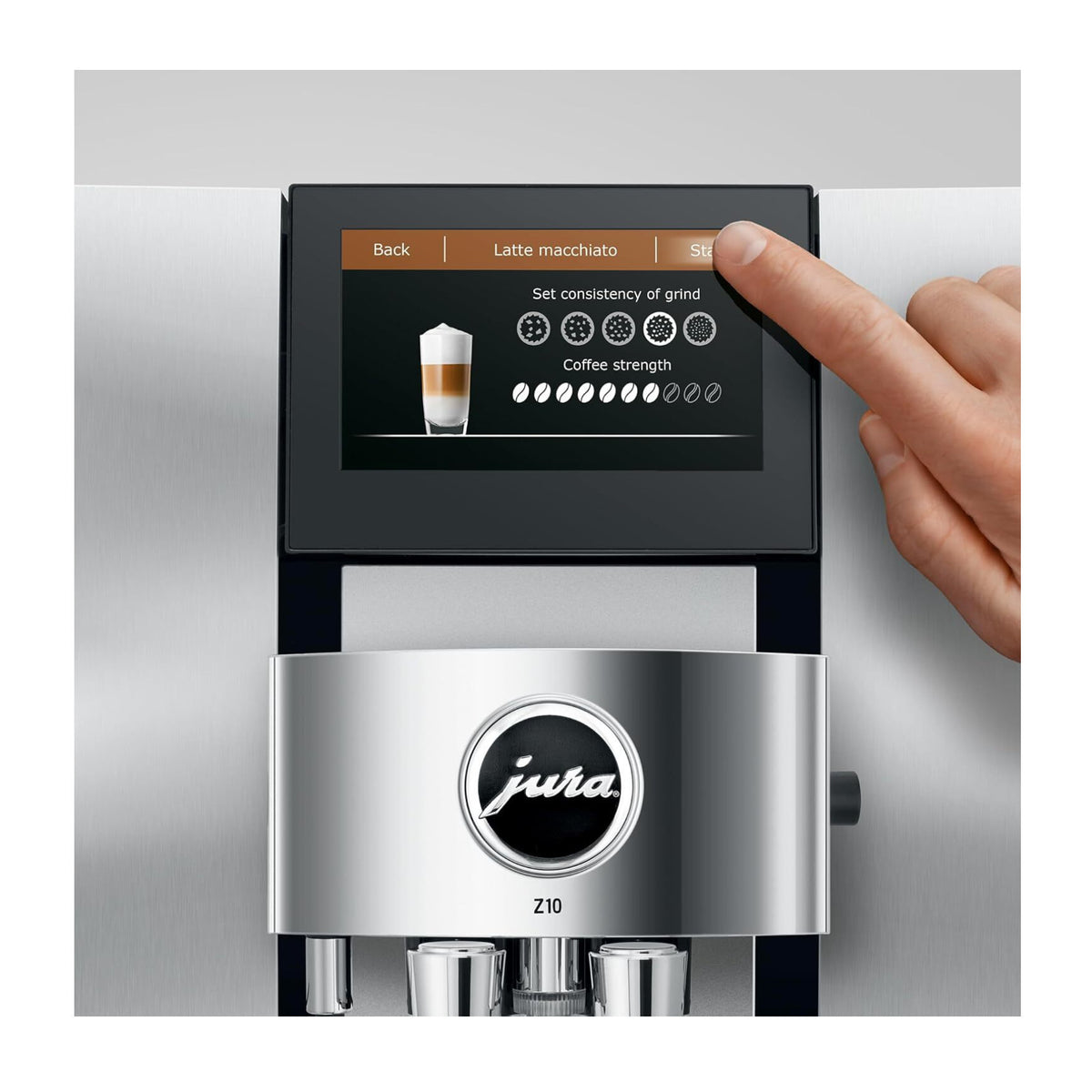 Jura Z10 Gen 1 Automatic Coffee and Espresso Machine (Aluminum White) (Open Box)