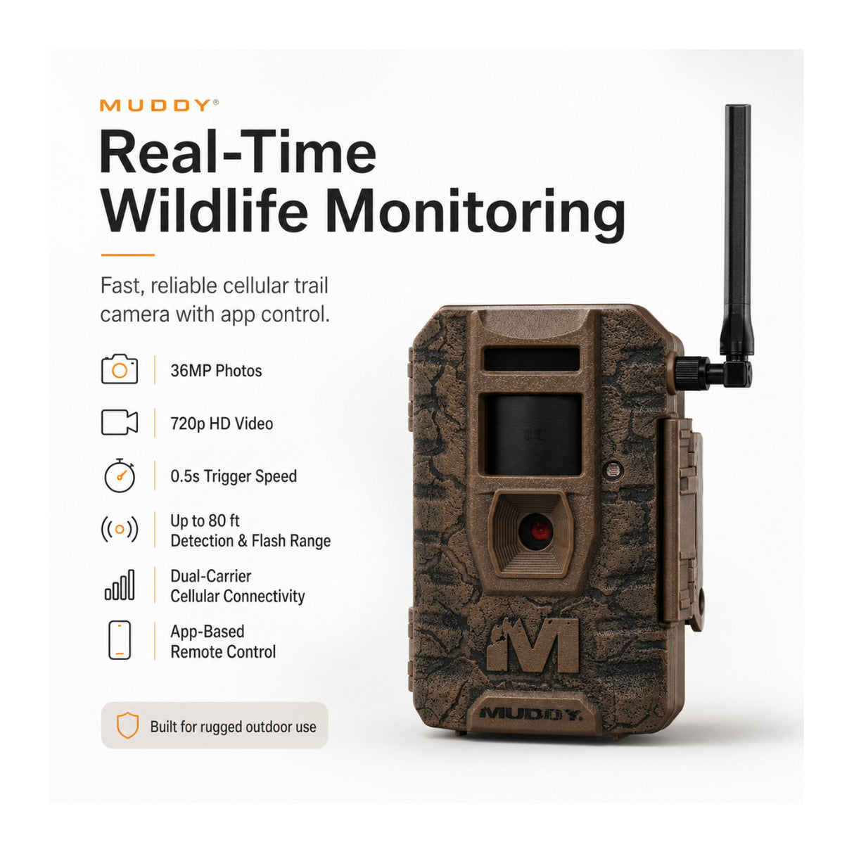 Muddy Outdoors Mitigator 3.0 Combo Cellular Trail Camera (2-Pack) with Accs