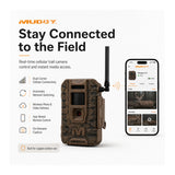 Muddy Outdoors Mitigator 3.0 Combo Cellular Trail Camera (6-Pack) with Accessories and Card Reader