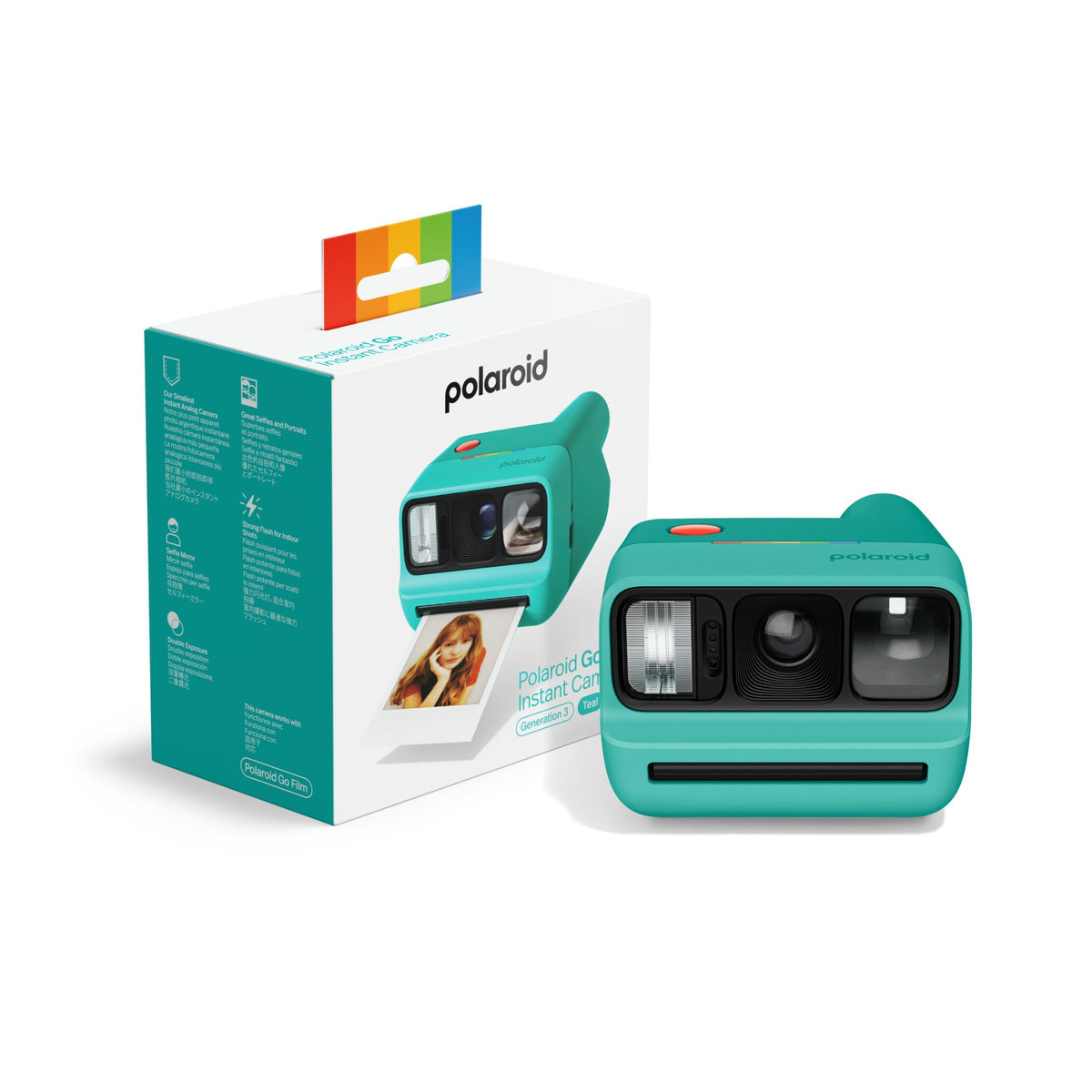 Polaroid Go Instant Film Camera Generation 3 (Teal)