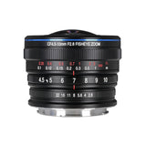 Laowa 4.5-10mm f/2.8 CF Zoom Fisheye Lens with 180-Degree Ultra Wide View, Parfocal Zoom (L-Mount)
