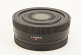 Panasonic S R26 Lumix S 26mm F8 Black Lens with Manual Focus and Portable Body (Used)