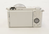 Sony ZV-E10 Mirrorless Camera with E PZ 16-50mm F3.5-5.6 OSS II Lens (White) (Open Box)