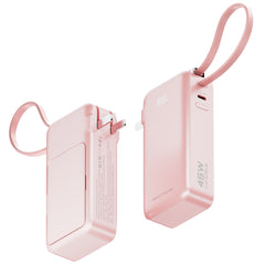ReelCharge ReFlextion 10,000 mAh mAh Power Bank (Pink)