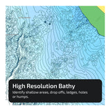 C-MAP Reveal - US Lakes North Central, Map Card for Marine GPS Navigation