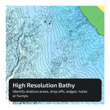 C-MAP Reveal Lakes - US Lakes North East, Map Card for Marine GPS Navigation