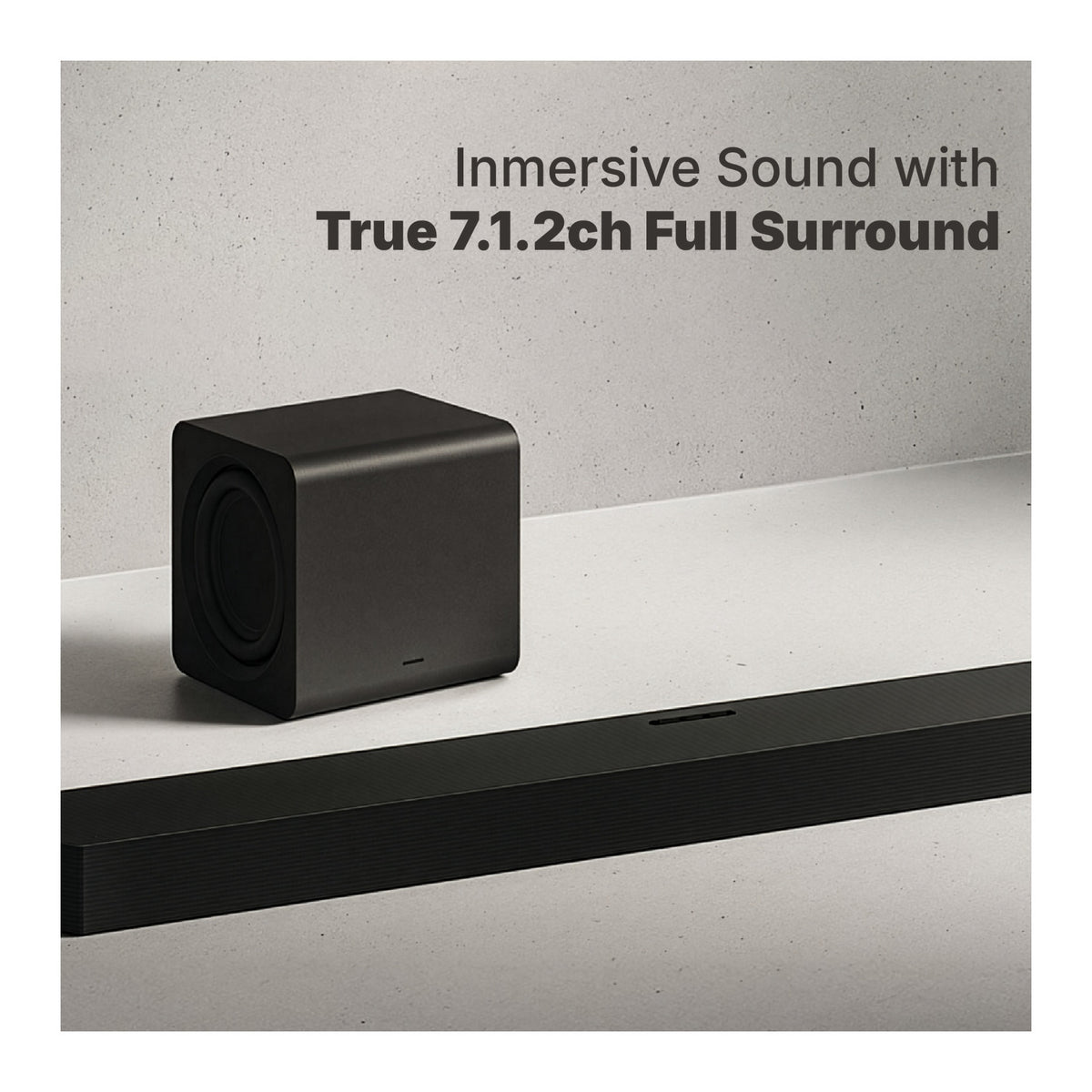 Samsung HW-Q900H/ZC 7.1.2ch Sound System with Soundbar and Subwoofer (Black)