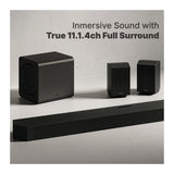 Samsung HWQ990HZC 11.1.4ch System with Soundbar, Subwoofer and Speakers (Black)