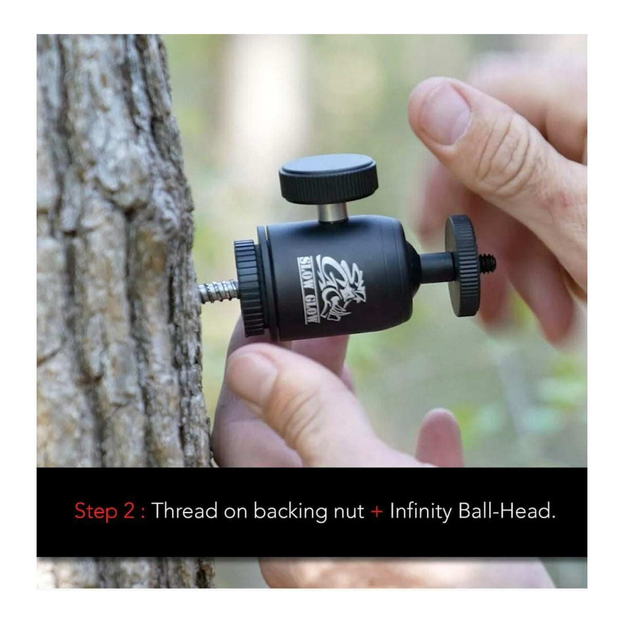 Slow Glow Maverick Infinity Camera Tree Mount with Adjustable Ball Head