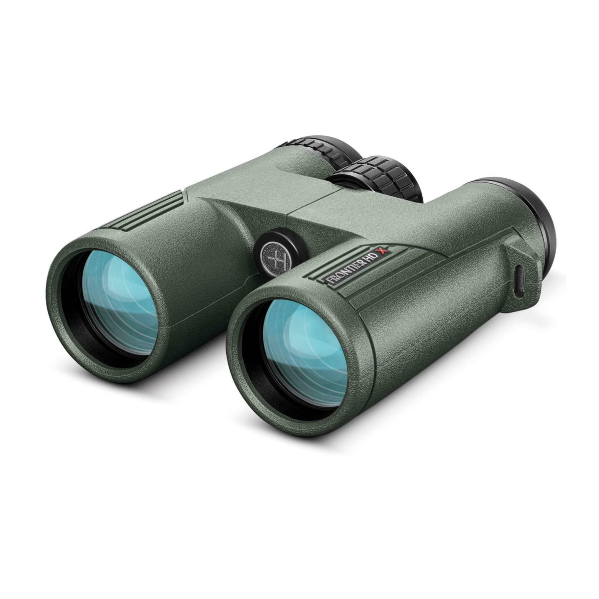 Hawke Sport Optics Frontier HD X 10x42 Binoculars Green w/ Harness Strap Bundle