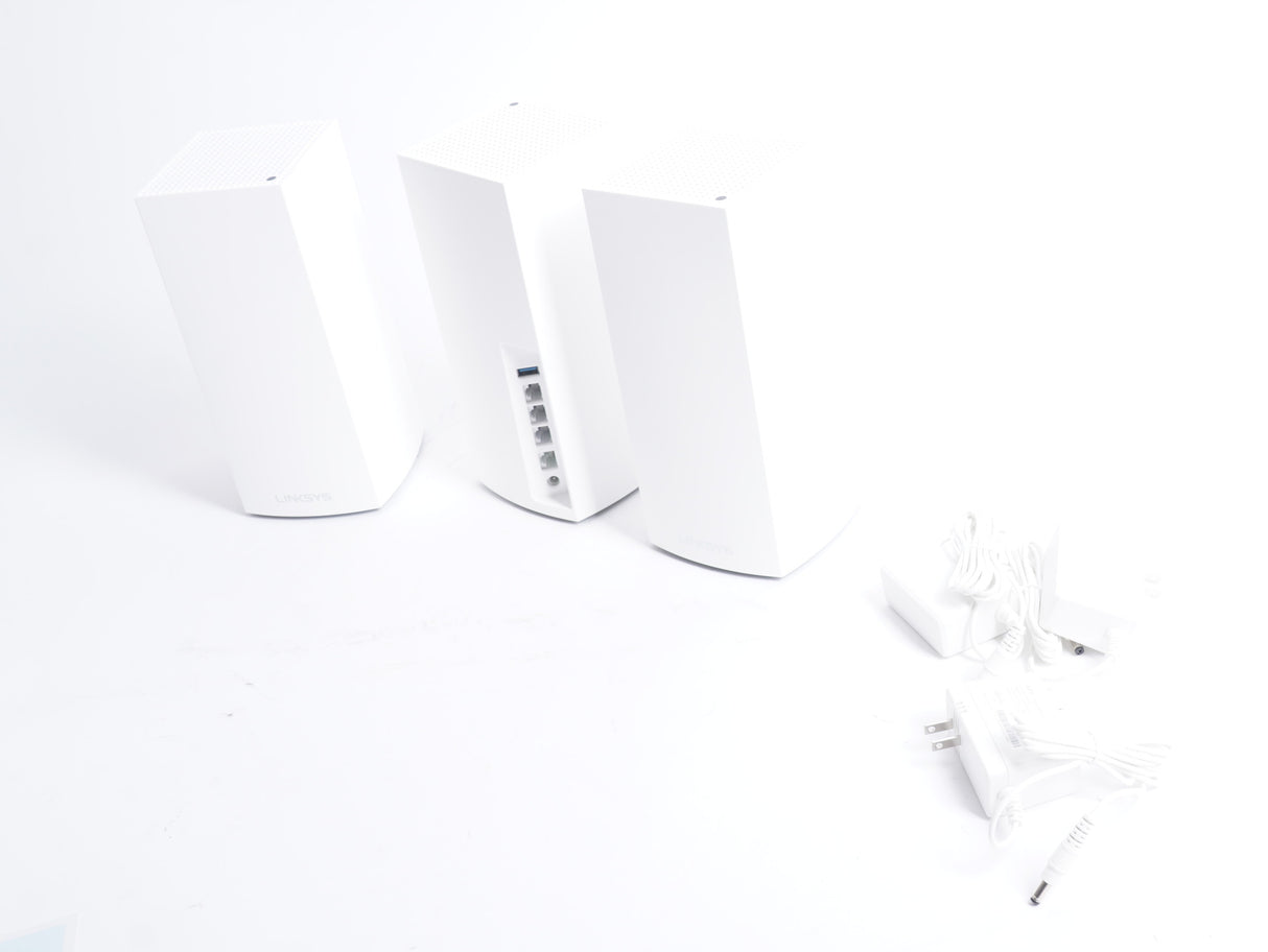Linksys MX12600 Velop AX4200 Tri-Band Mesh Wi-Fi 6 System Router (White) (Open Box)