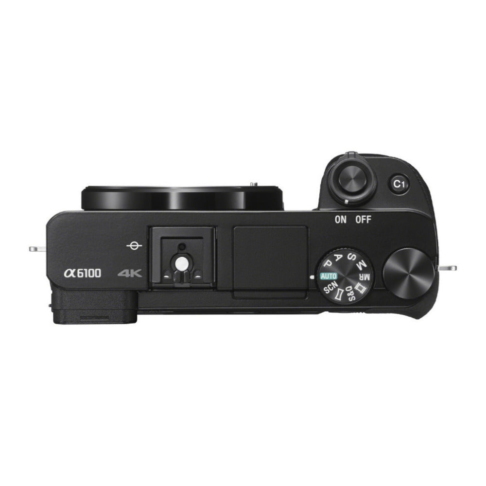 Sony Alpha a6100 APS-C Mirrorless Interchangeable-Lens Camera with 16-50mm Lens and Accessory Bundle