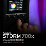 Aputure STORM 700x Bi-Color LED Light with 4ft Omnidirectional Softbox Bundle
