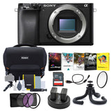 Sony Alpha a6100 APS-C Mirrorless Interchangeable-Lens Camera (Body Only) Bundle
