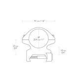 Hawke Sport Optics Vantage IR 1-4x20 Turkey Dot Scope with Rings Bundle