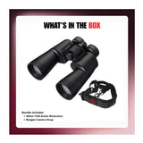 Nikon 7x50 Action Binoculars with Bungee Strap Bundle