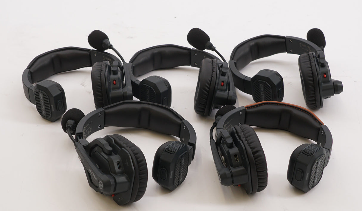 Hollyland Solidcom SE Global 5S 5-Person Single-Ear Headset Intercom System (2.4 (Used)