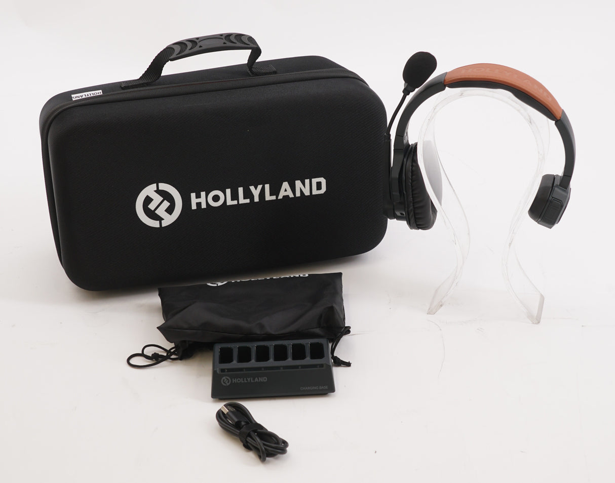 Hollyland Solidcom SE Global 5S 5-Person Single-Ear Headset Intercom System (2.4 (Used)