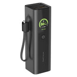 ReelCharge ReelPro 200W 27,000 mAh Power Bank Portable Charger 140W USB C (Gray)