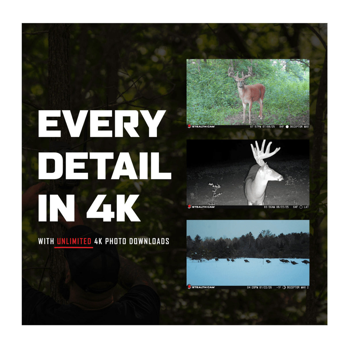 Stealth Cam Deceptor Max 3.0 50MP Cellular Trail Camera (2-Pack)