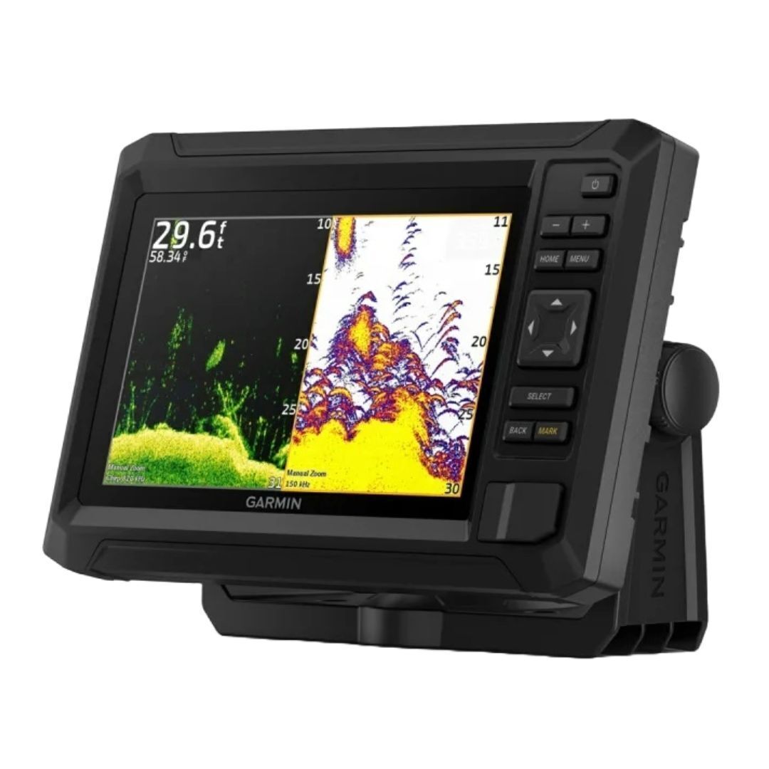 Garmin ECHOMAP UHD2 73CV Chartplotter/Fishfinder with Protective Cover Bundle