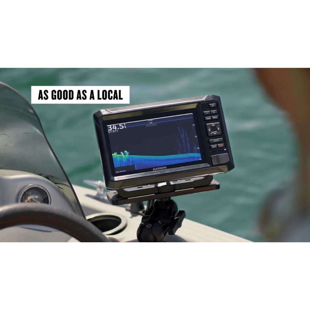 Garmin ECHOMAP UHD2 73CV Chartplotter/Fishfinder with Protective Cover Bundle