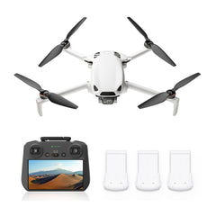 SKYROVER S1 Drone Fly More Combo with 48MP Camera, 4K60 Video and Smart Controller (White)