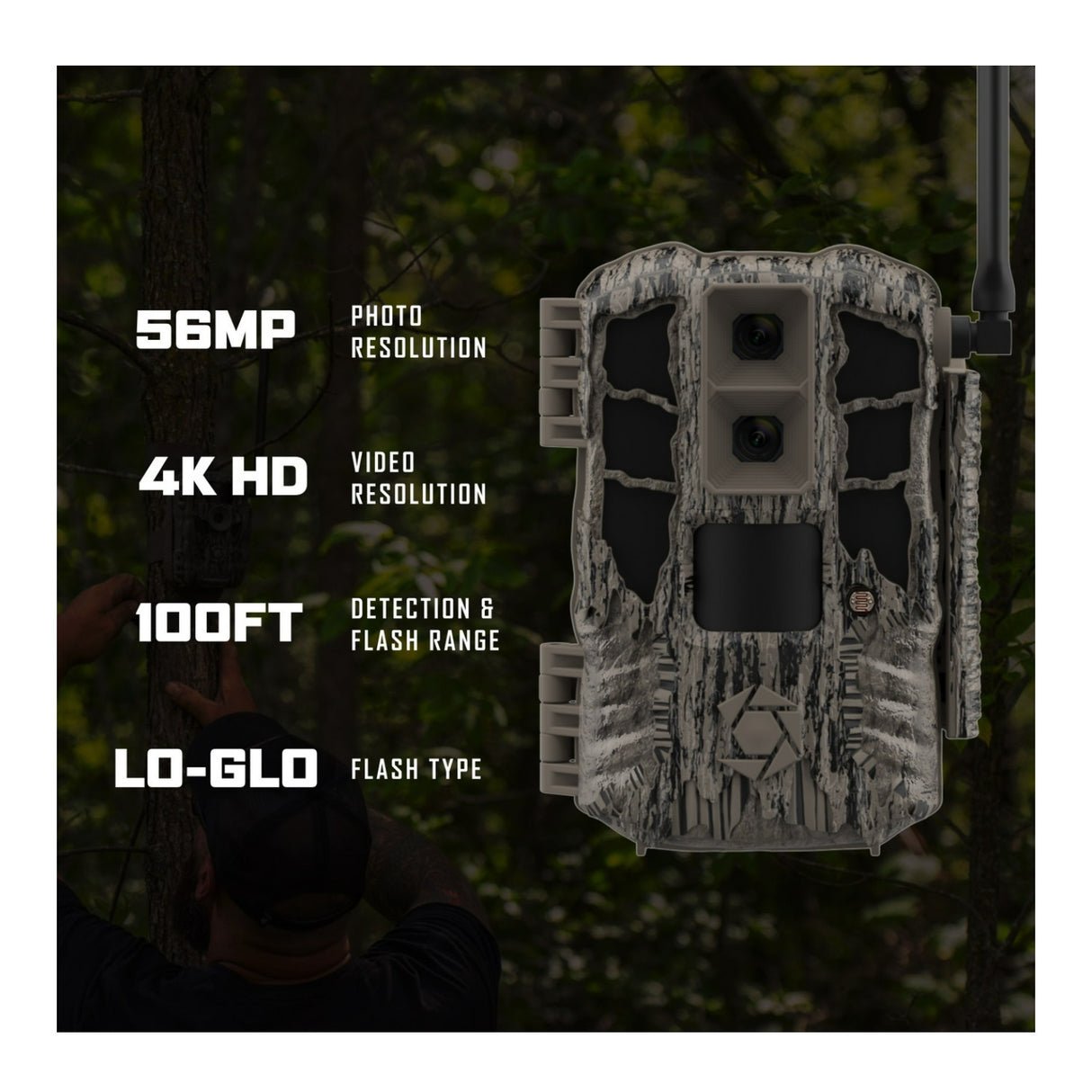 Stealth Cam Spectre 4K Pro 56MP Cellular Trail Camera (10-Pack) with Accessories