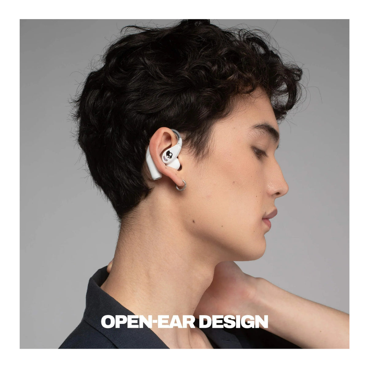 Skullcandy Push 540 True Wireless Open-Ear Hanger Earbuds (Bone) (Open Box)