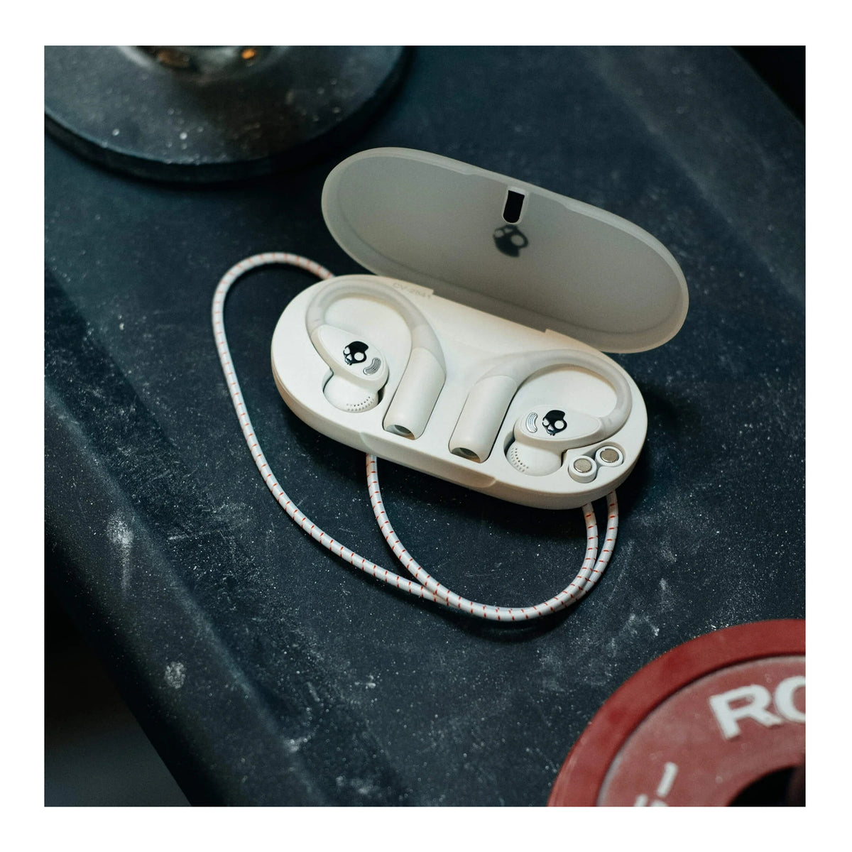 Skullcandy Push 540 True Wireless Open-Ear Hanger Earbuds (Bone) (Open Box)