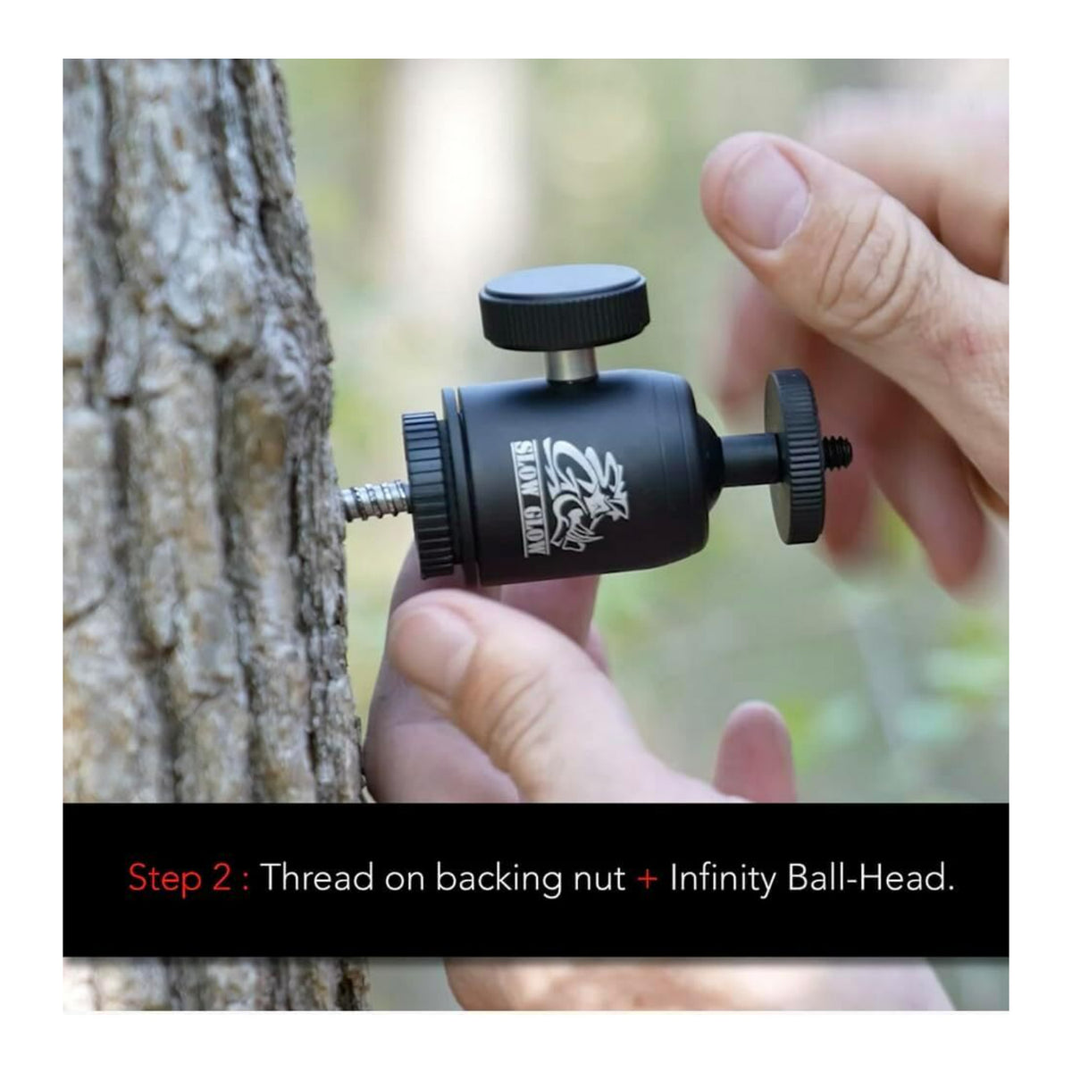 Slow Glow Maverick Infinity Camera Tree Mount with Adjustable Ball Head Bundle
