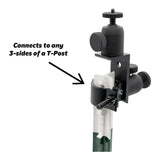 Slow Glow Maverick 2 Double Ballhead T-Post Mount with Card Reader Bundle