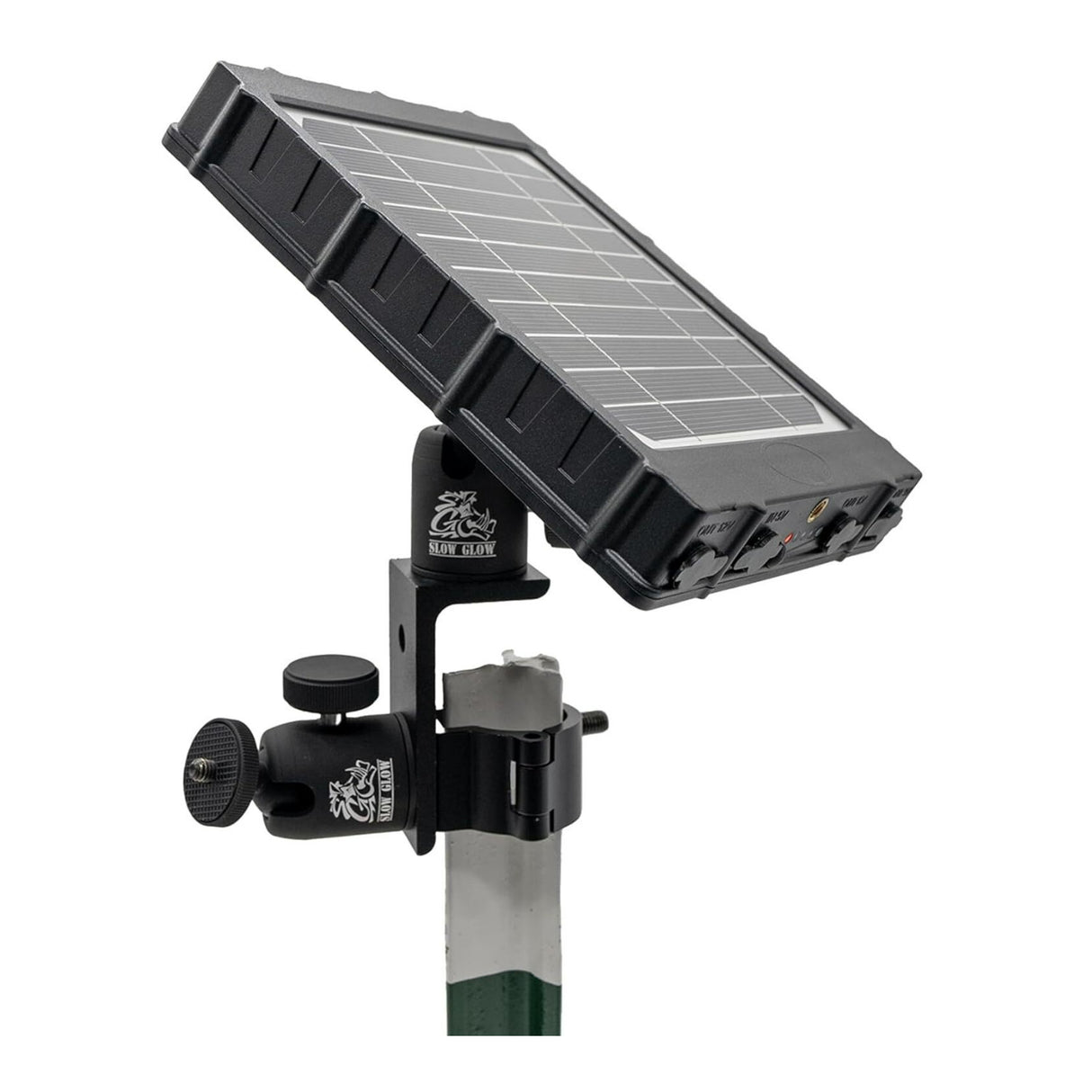 Slow Glow Maverick 2 Double Ballhead T-Post Mount with Card Reader Bundle