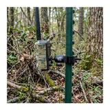 Slow Glow Maverick T-Post Trail Camera Mount Bundle with High-speed Card Reader