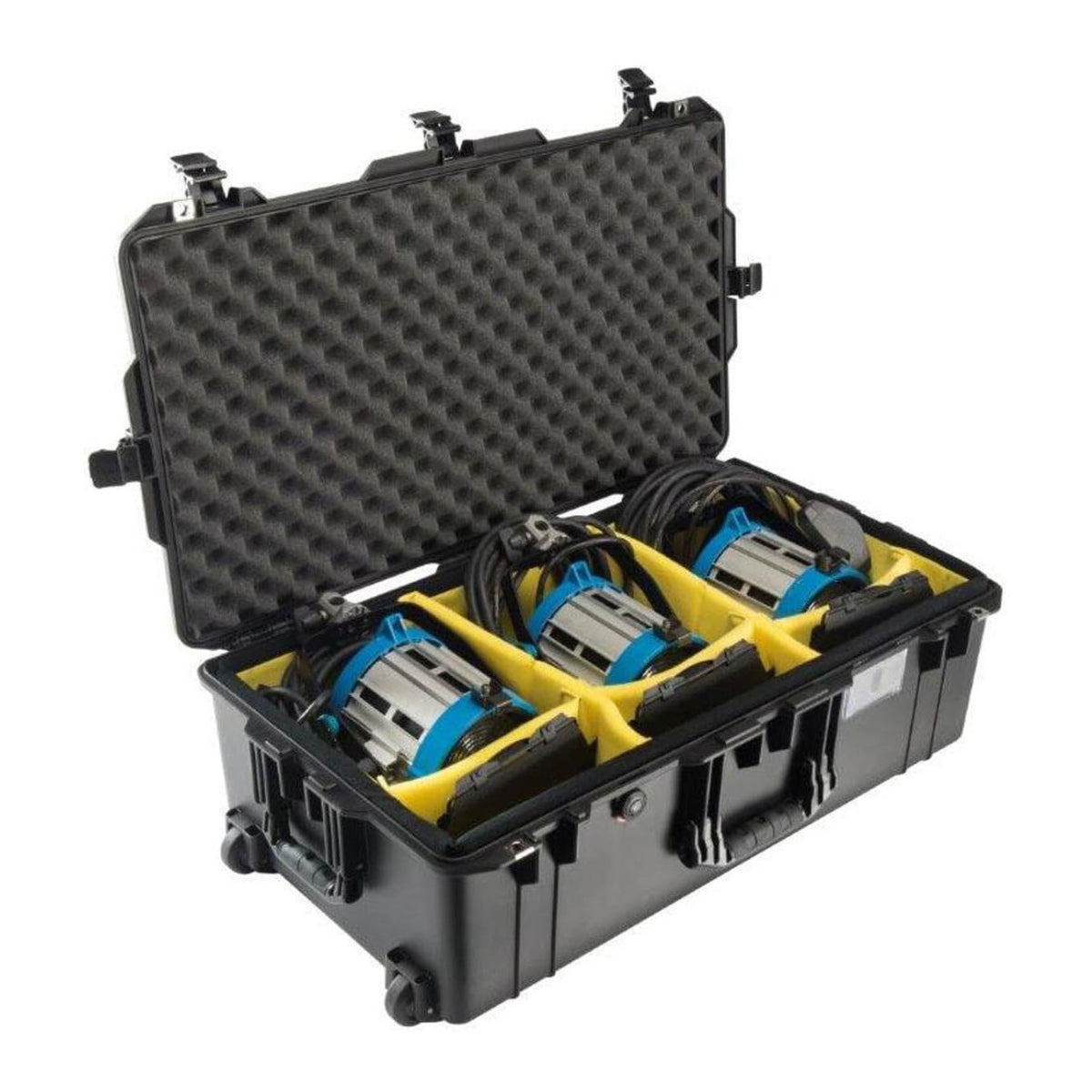 Pelican Air 1615 Wheeled Case with Padded Dividers (Black)