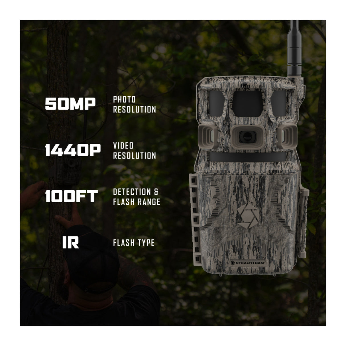 Stealth Cam Revolver Pro 3.0 Trail Camera (2-Pack) Bundle with Memory Card