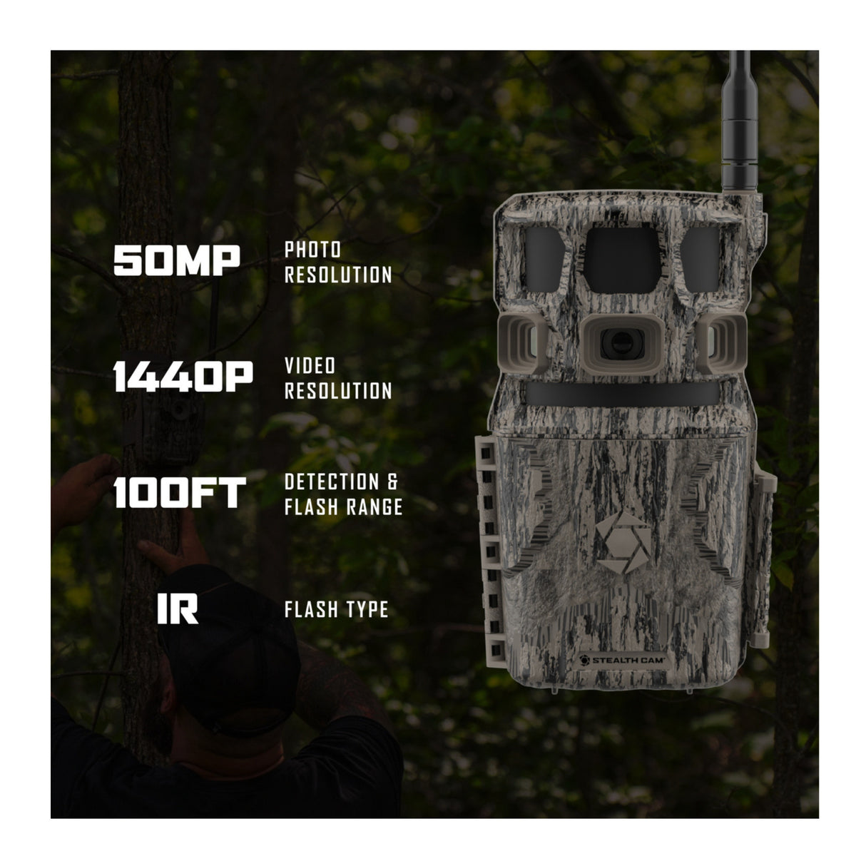 Stealth Cam Revolver Pro 3.0 Trail Camera (6-Pack) Bundle with Memory Card